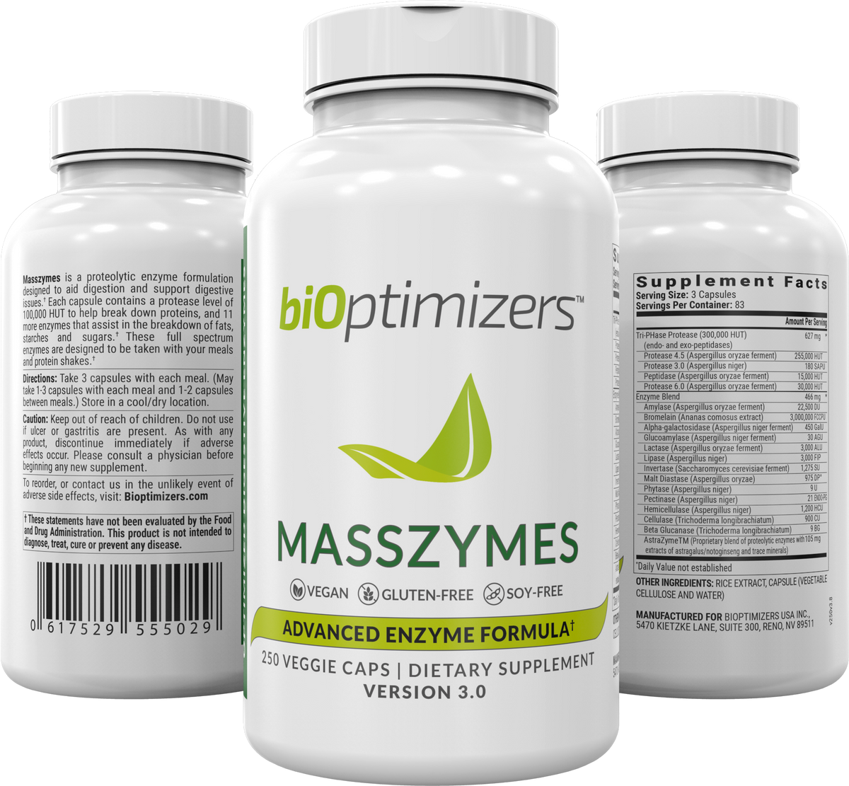 Masszymes label