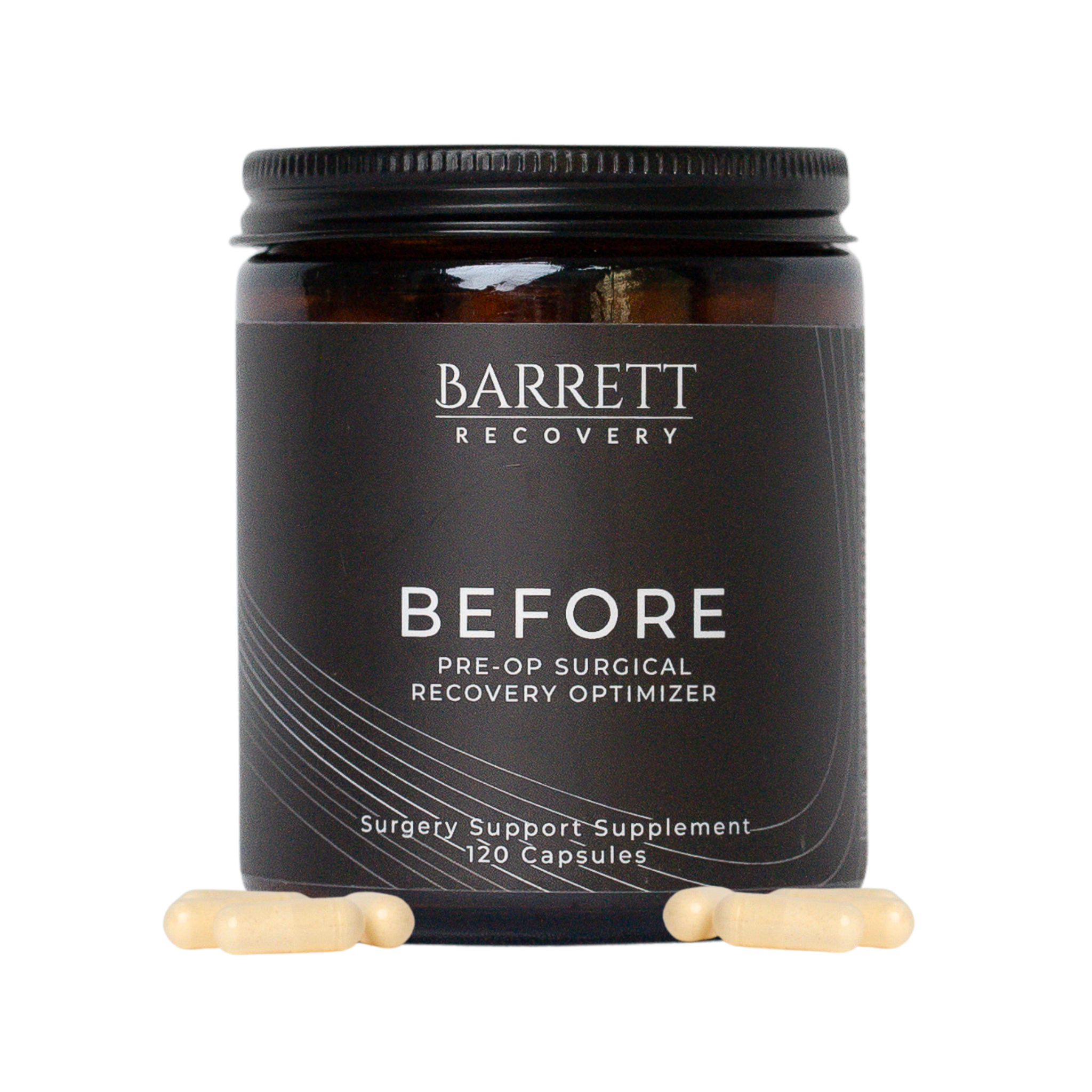 BEFORE Pre-op surgical recovery optimizer surgery support supplement 120 capsules