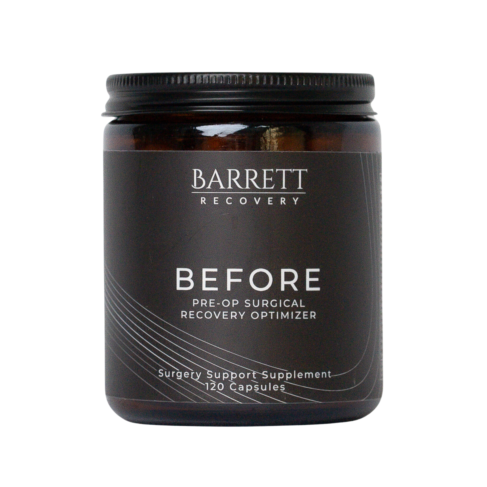 BEFORE Pre-op surgical recovery optimizer surgery support supplement 120 capsules Barrett Recovery