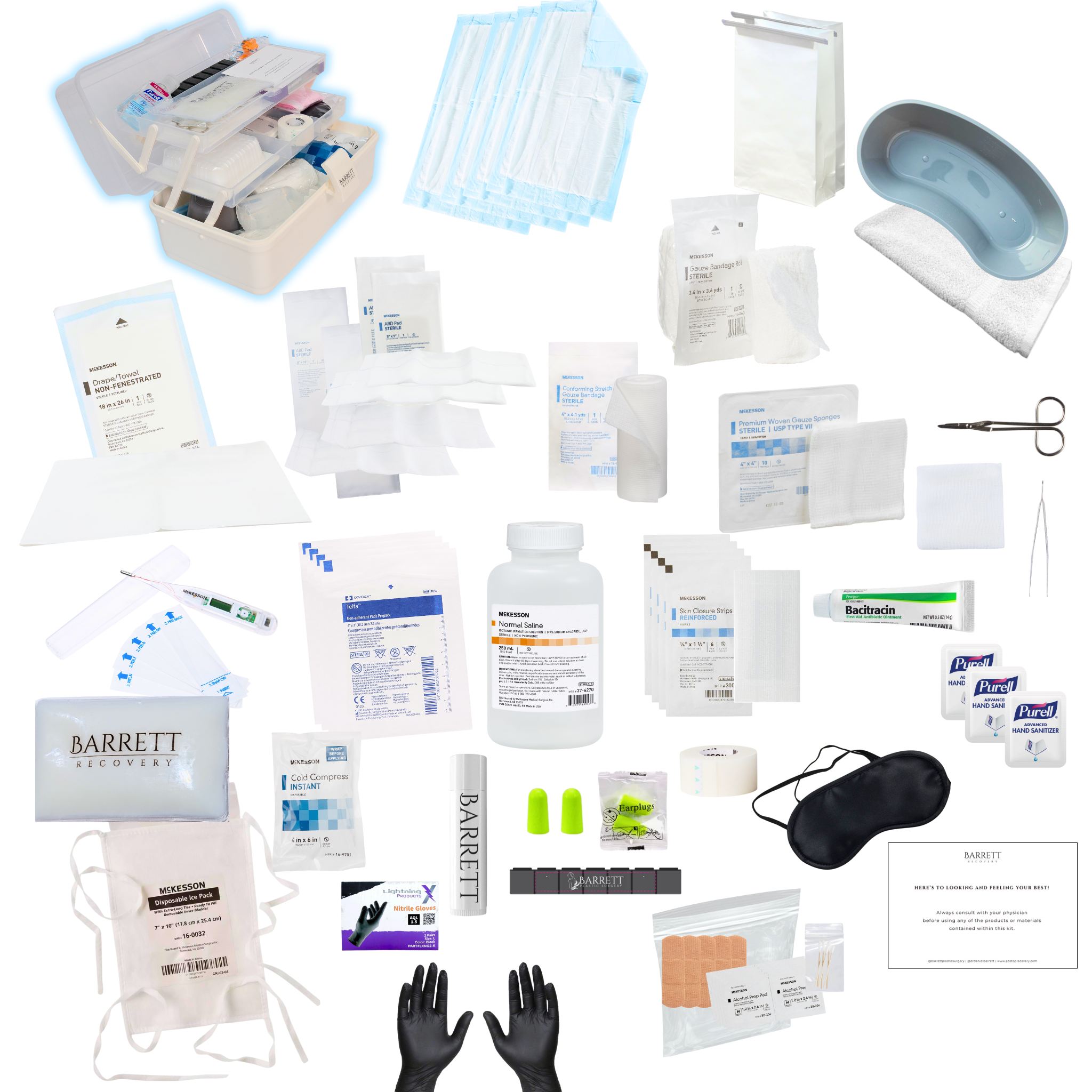 Barrett Recovery Kit for after surgical procedures