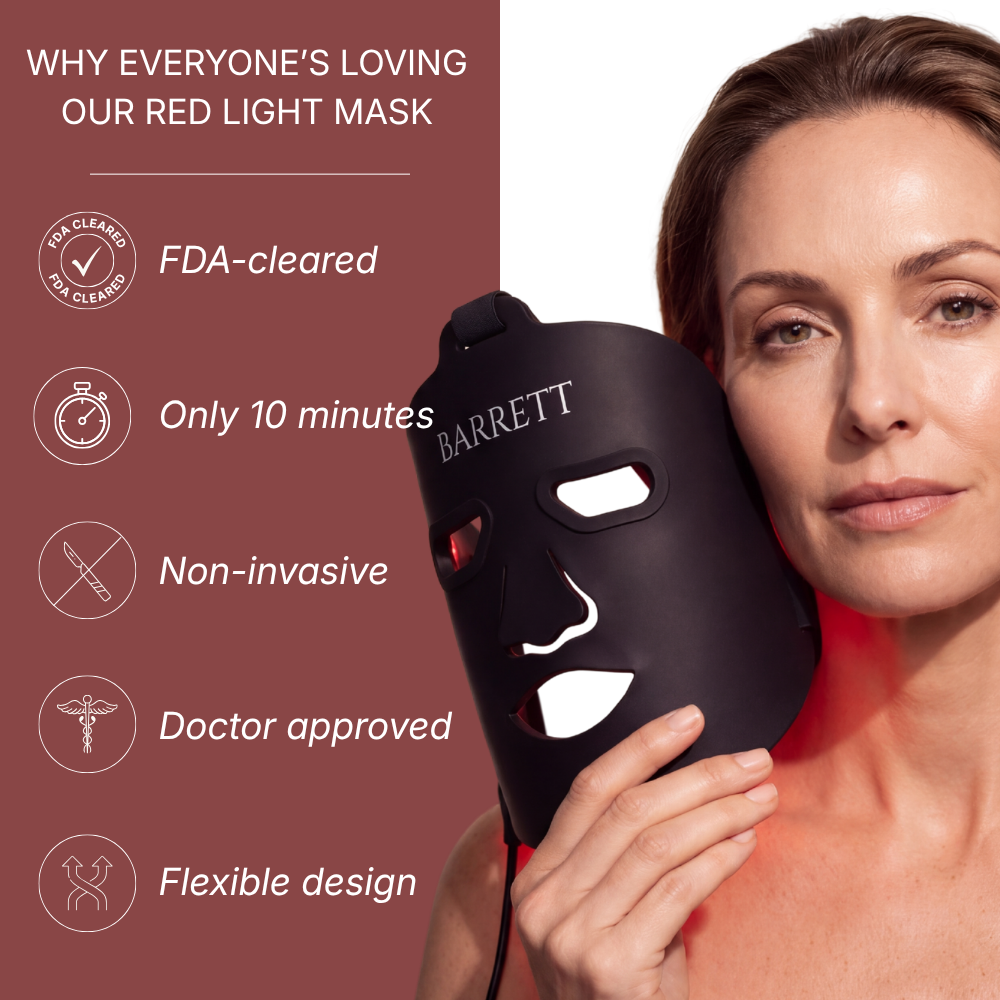Red Light Therapy Face Mask
