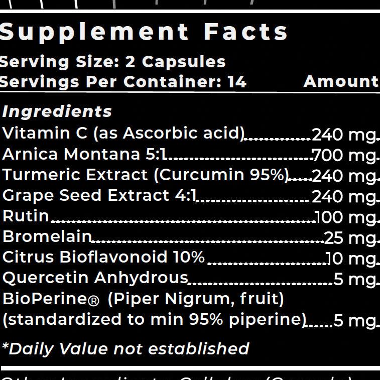 Supplement Facts Arnica+