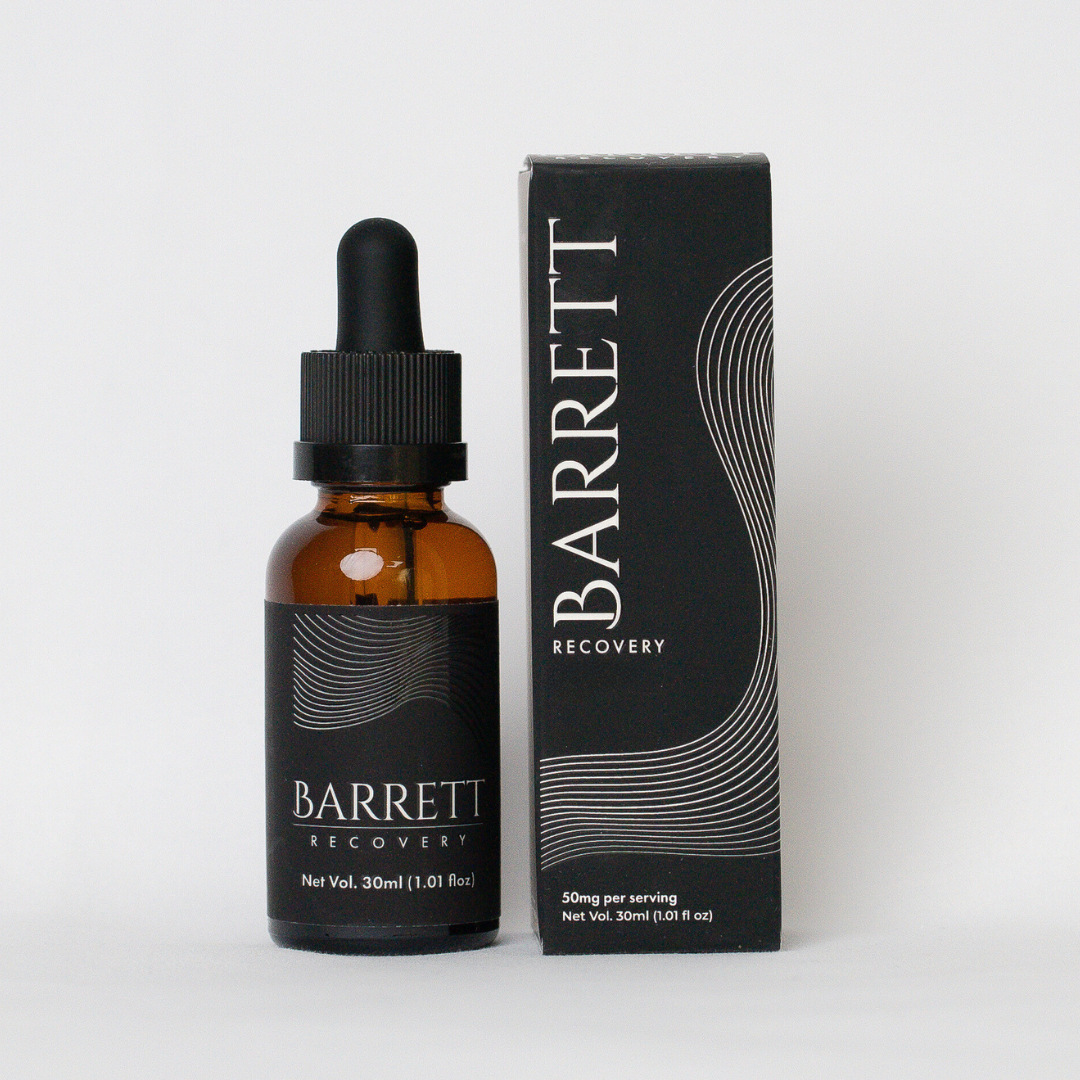 Barrett Natural Relief Oil with black packaging 