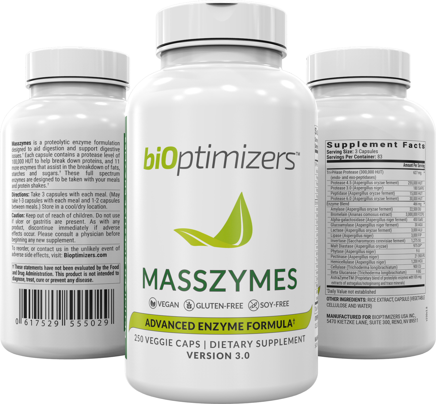 Masszymes label