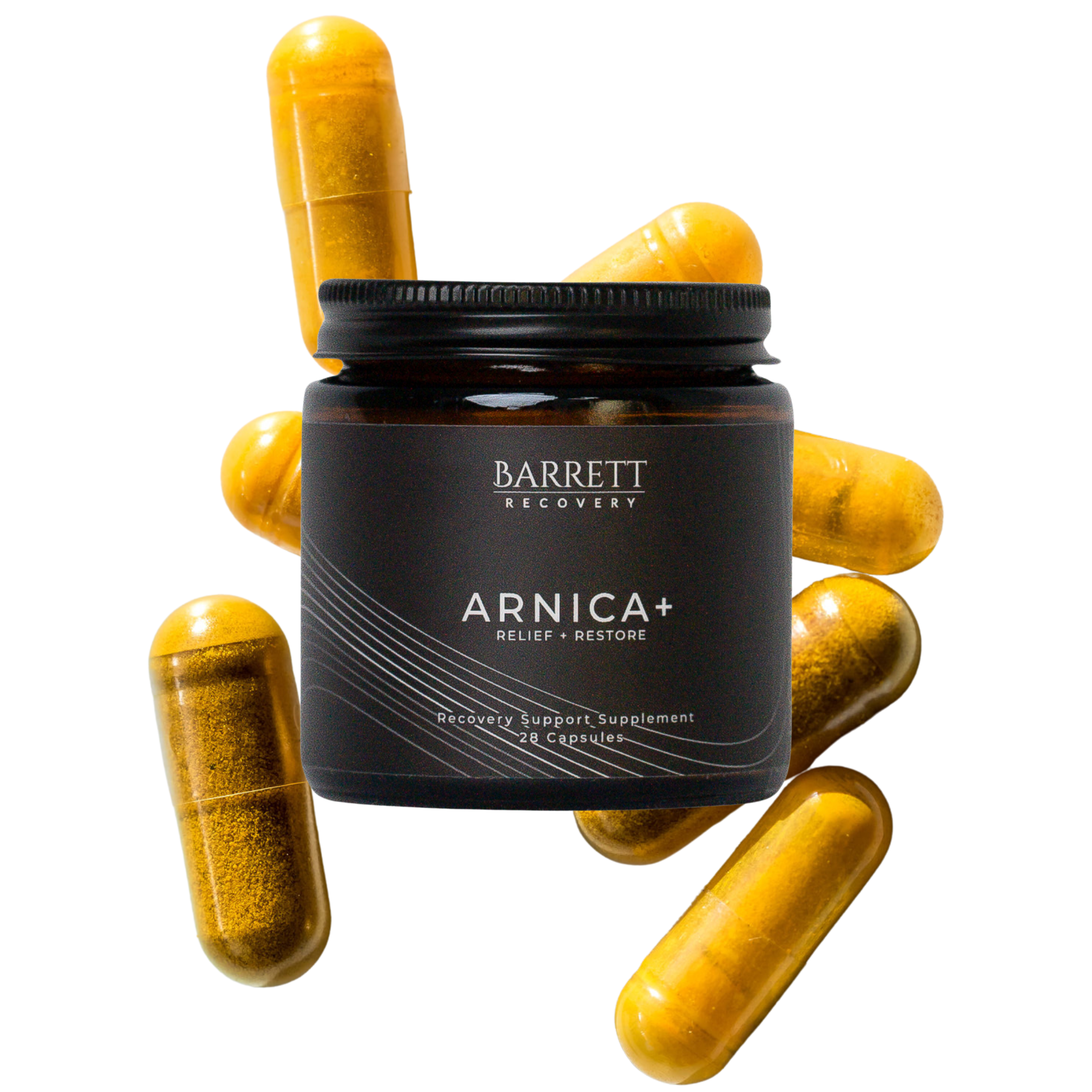 Arnica Orange Supplement capsules relief and restore