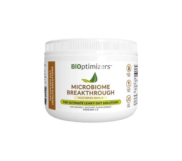 MicroBiome Breakthrough Vegetarian Vanilla formula The ultimate leaky gut solution Dietary supplement