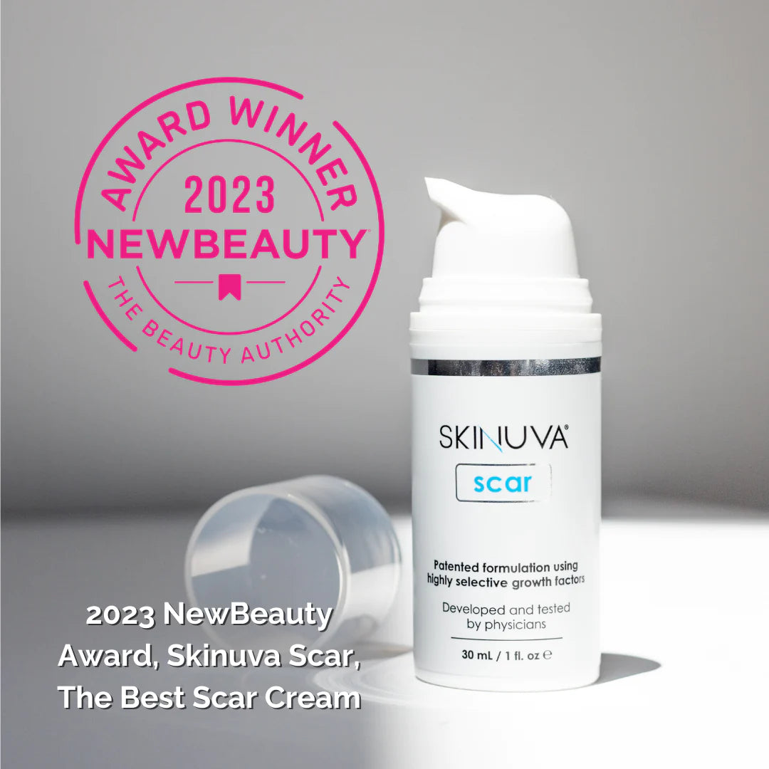 Skinuva Scar gel award 2023 New Beauty award, the best scar cream