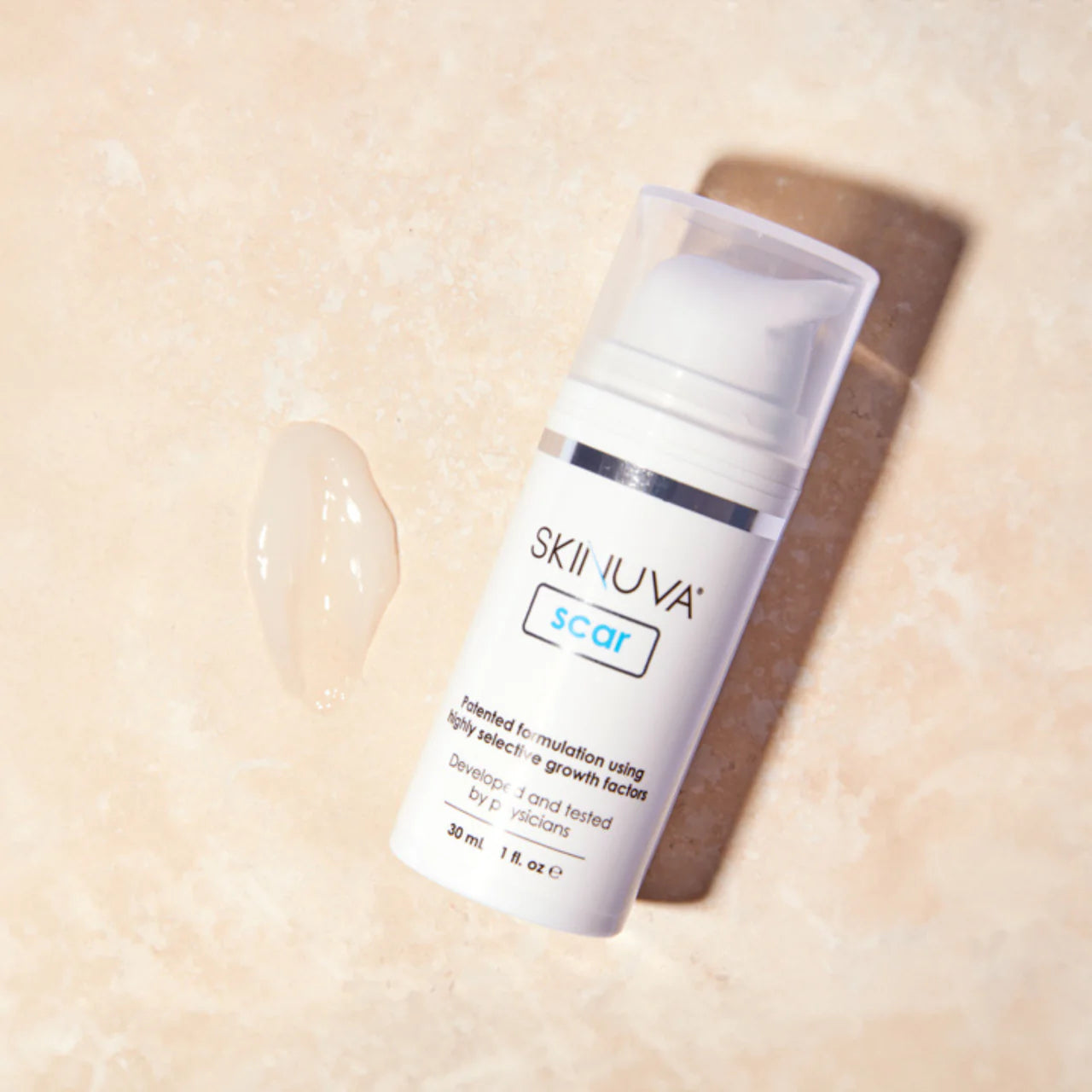 Skinuva Scar Gel, patented formulation using highly selective growth factors